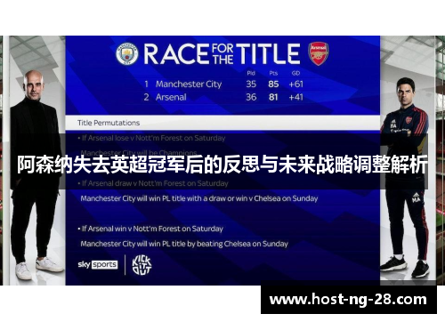 阿森纳失去英超冠军后的反思与未来战略调整解析 阿森纳失去英超冠军后的反思与未来战略调整解析